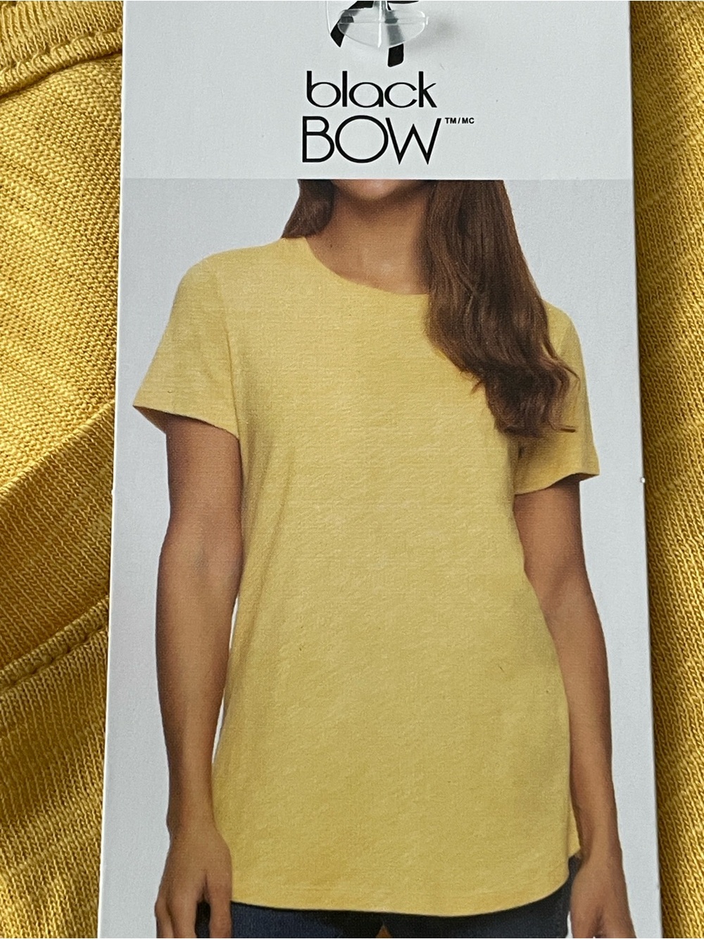 Black Bow - Women’s Crew Slub Sleeve T-Shirt